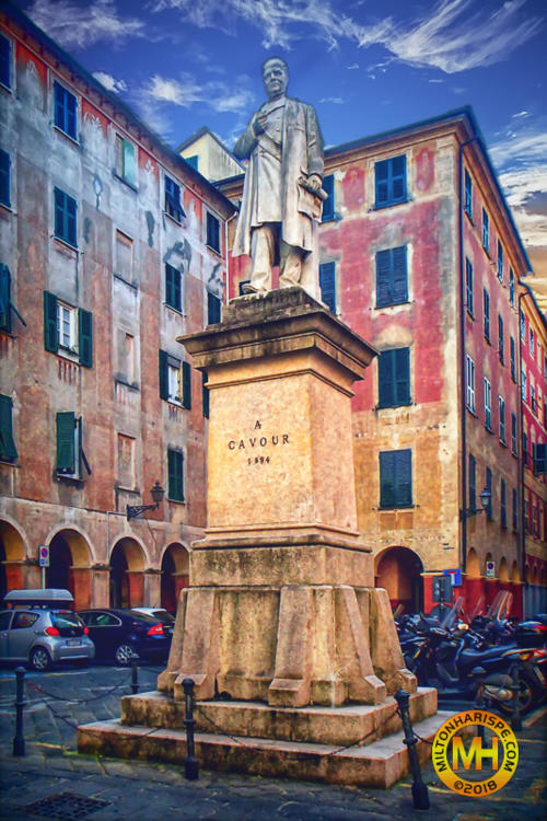 Count of Cavour, Santa Margherita Ligure, Italy